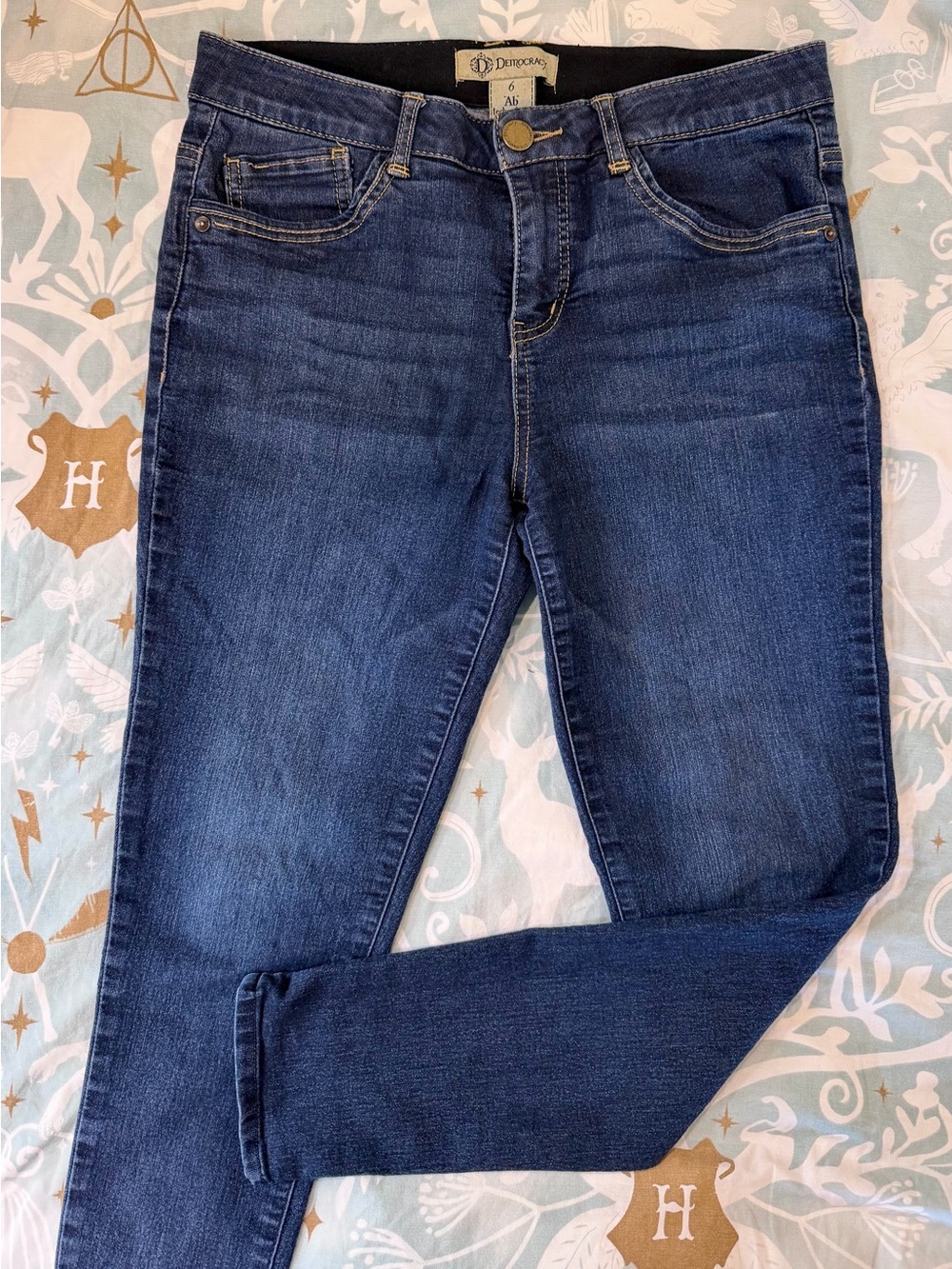 Democracy Indigo Blue Skinny Jeans